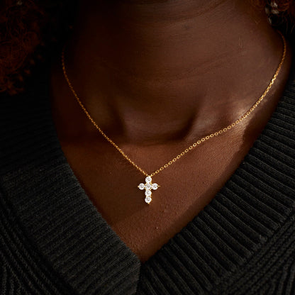 Sparkling Cross Necklace