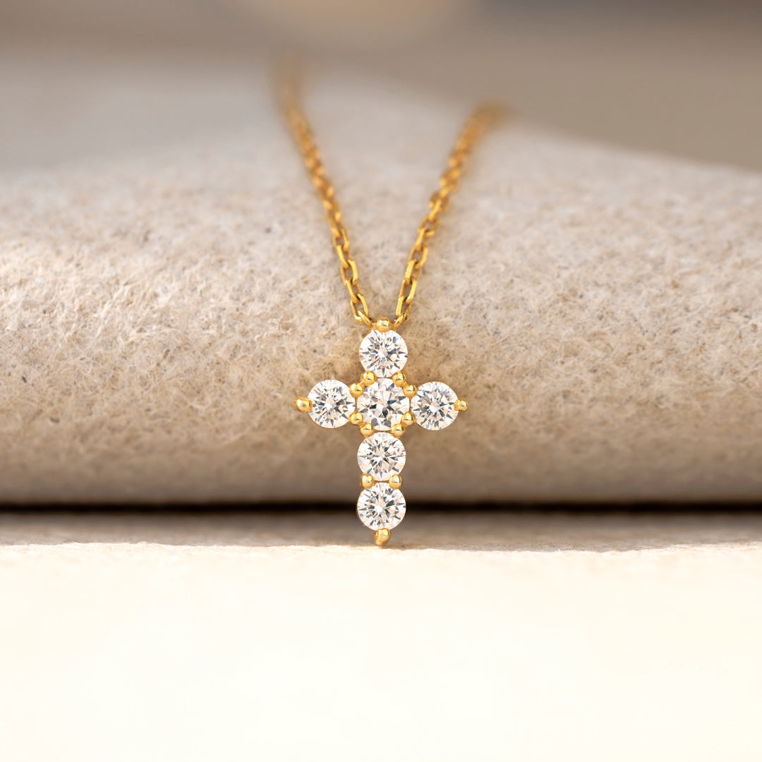 Sparkling Cross Necklace