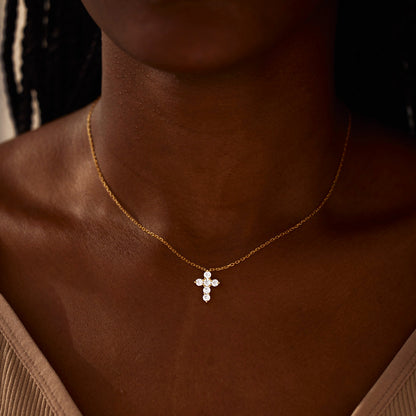 Sparkling Cross Necklace