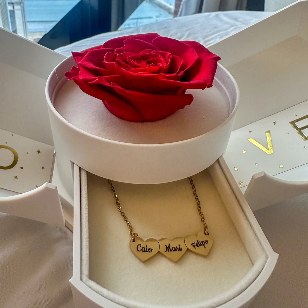 Collar Corazón Personalizado con Nombres