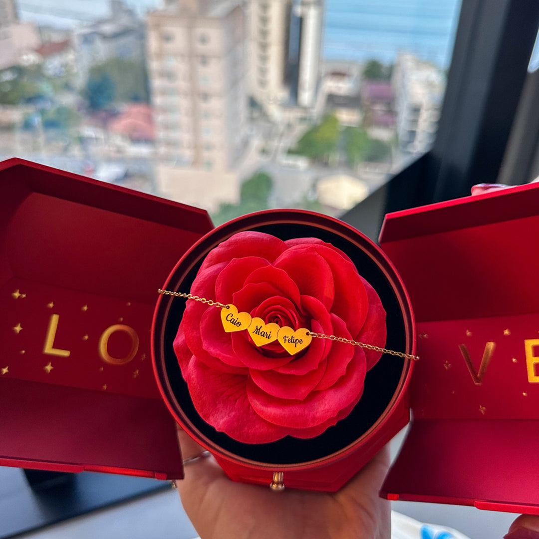 Collar Corazón Personalizado con Nombres