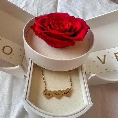 Collar Corazón Personalizado con Nombres