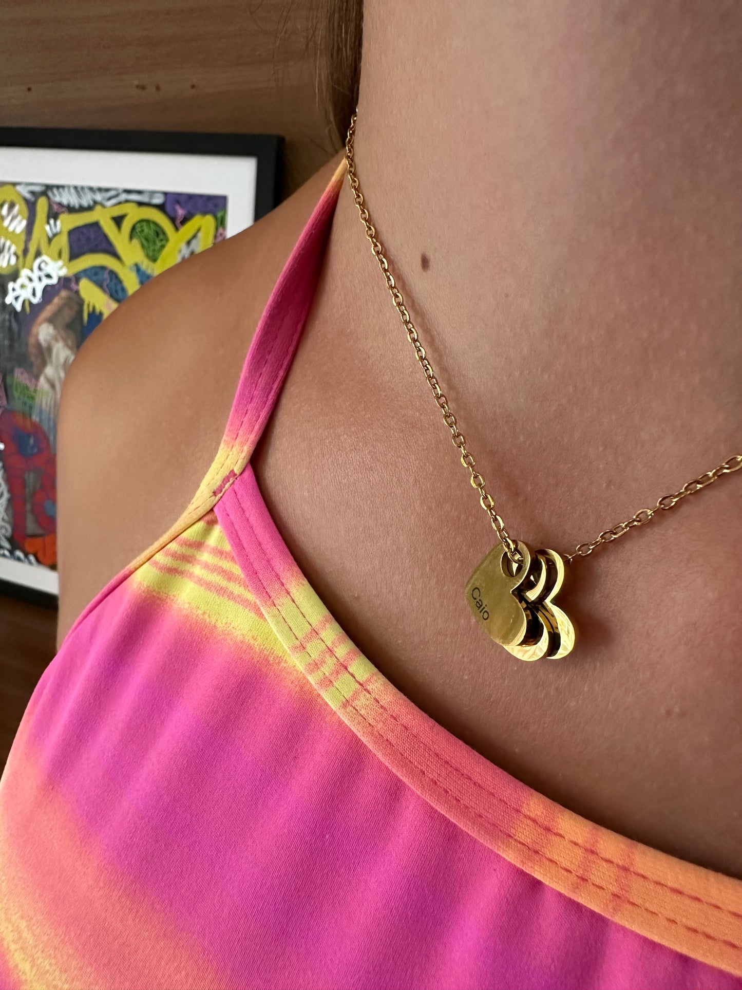 Colgante Corazones Amor Eterno