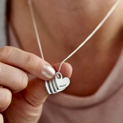 Colgante Corazones Amor Eterno