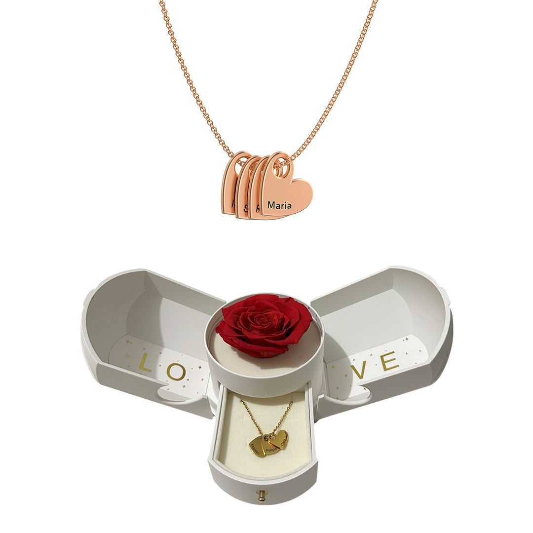 Colgante Corazones Amor Eterno