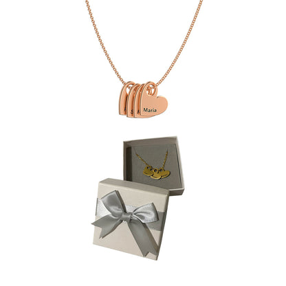 Colgante Corazones Amor Eterno