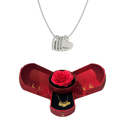 Colgante Corazones Amor Eterno